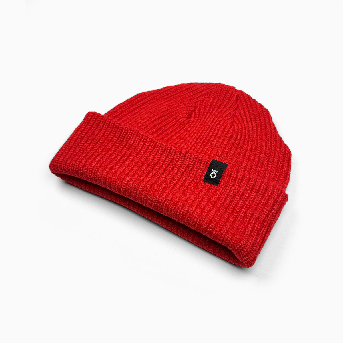 OMEEK Flow Crew hat in ecru, front view.