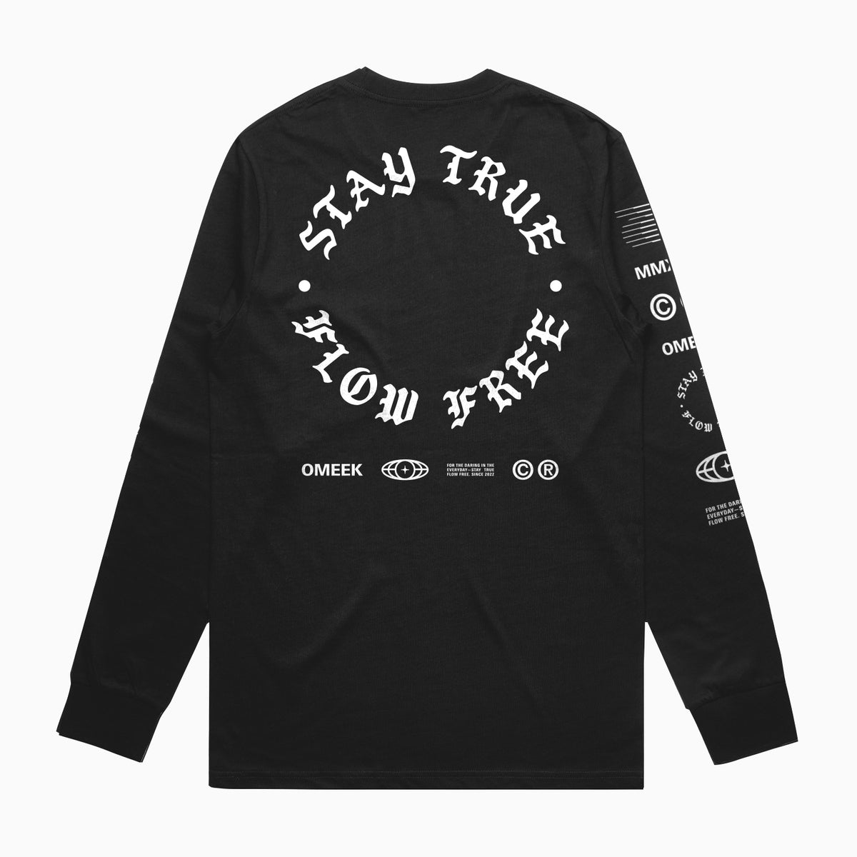 OMEEK Velocity long sleeve, front view.
